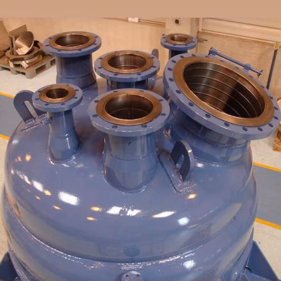 Aço Inoxidável (SS) 304 316/Titânio/Níquel/Hastelloy/PTFE/PFA/PVDF/F40 ETFE Reação Química/Sanitária Polido Vaso de Alta Pressão